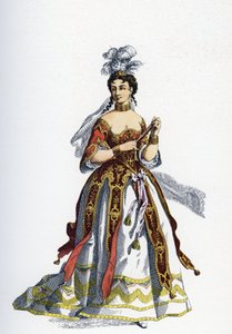 The Princess of Elide - Illustration for Completed Artworks by Moliere