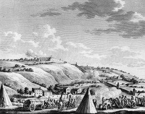 War of the French Revolution: Siege and capture of Lyon by the French Republican army on 9 October 1793 against the royalist troops