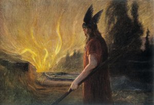 God Odin, German image