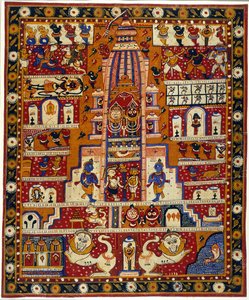 Diagram of the Jagannath Temple, c.1930