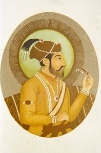 Portrait of Mughal Emperor Aurangzeb