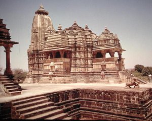 View of the Temple of Devi Jagadamba by School Indian