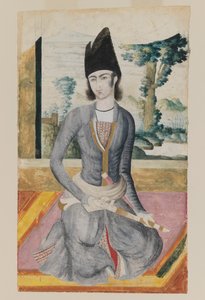 Seated Qajar Prince