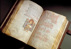 Evangelical. Codex from the Monastery of Farfa by School Italian