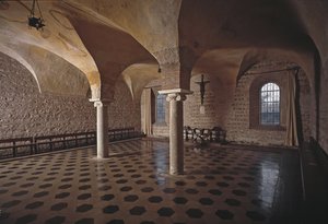 View of the Chapter Hall of the Church of St. Vincent and St. Anasthasus, the Abbey of the Three Fountains