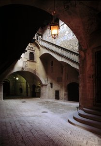 View of the courtyard