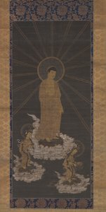 Descent of Amida, or Raigo, Muromachi Period c.1333-1568