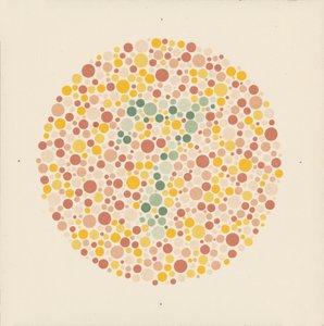 Ishihara color test to detect color blindness by School Japanese