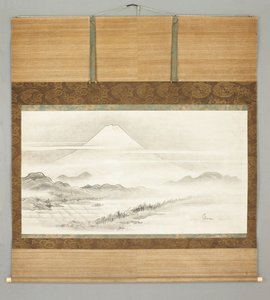 Kakemono, Landscape of Mt. Fuji
