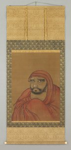 Large Head with Drapery (of Daruma) by Japanese School