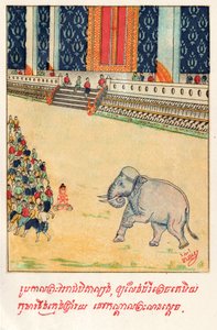 Temiya Jataka (engraving, ca. 1910)