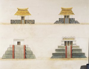 Historical reconstruction of buildings in Tenochtitlan