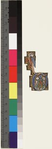 Initial D, from a Psalter-Hours, c.1270 by School Mosan
