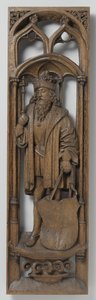 Panel from an organ case