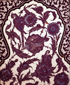 Iznik Ceramic Decoration in Topkapi Palace by School Ottoman