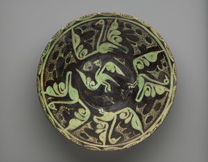 Bowl, Samanid, 9th-10th century by School Persian
