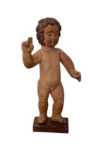 Carved Wood Sculpture of the Christ Child, c.1800