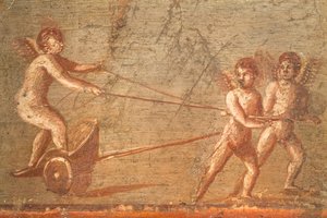 Cupids in a Chariot, Herculaneum