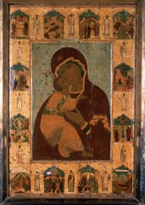 The Virgin of Vladimir. Russian icon, painting on wood, 1514. Cathedral of the Dormition of the Kremlin, Moscow