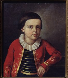 Portrait of the Poet Mikhail Lermontov as a Child