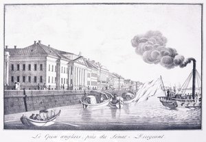 The English Quay, near the Senat-Dirigeant by School Russian