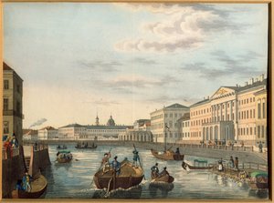 View of the Fontanka River in Saint Petersburg