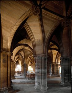 Gothic Art: View of the Crypt and the Lower Church of Glasgow Cathedral