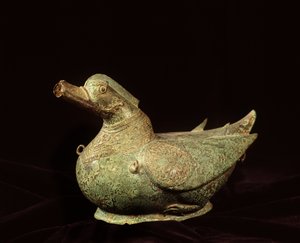 Duck shaped water vessel, Lanna style