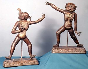 Two Figures of Dakinis
