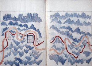 Maps made during the voyage of a Vietnamese embassy to China by School Vietnamese