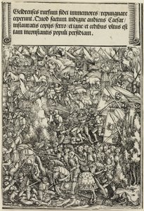 The Second War in Gueldres, from The Triumphal Arch of Maximilian I by School of Albrecht Dürer