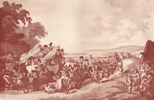 An extraordinary scene on the road from London to Portsmouth by Schultz