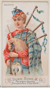Bagpipe, from the Musical Instruments series N82 for Duke brand cigarettes by Schumacher and Ettlinger