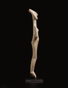 Cycladic reclining female figure, name-piece of the Schuster Master, Early Cycladic II, c.2400 BC