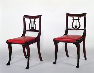 Side chairs from the Duncan Phyfe Workshop