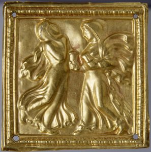 Scythian Art: Square Plaque with Dancers by Scythian
