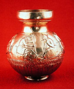 Jug with scenes of Scythian life, from Kul Oba in the Crimea, Ukraine by Scythian