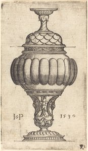 Double Goblet with Oval Decorations