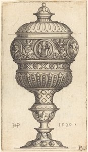 Double Goblet with Round Medallions by Sebald Beham