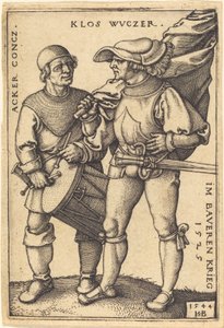 Standard Bearer and Drummer