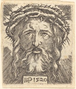 The Head of Christ by Sebald Beham
