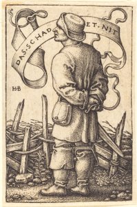 The Weather Peasant: "Das Schadet Nit" by Sebald Beham