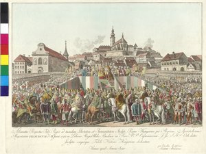 Coronation of Emperor Franz II to the King of Hungary in Budapest on 6th June 1792 by Sebastian Mansfeld
