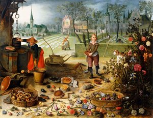 The Four Seasons - Spring by Sebastian Vrancx