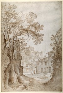 View of the Palazzo Quirinale by Sebastian Vrancx