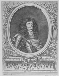 Leopold I, Holy Roman Emperor, engraved by Bartholomaus Kilian II