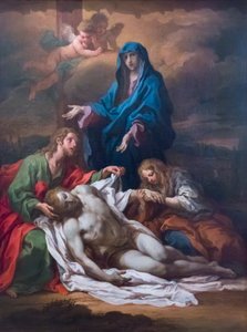 The Deposition by Sebastiano Conca