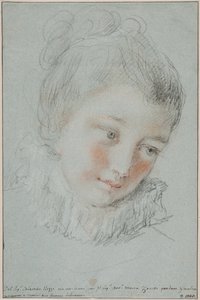 Head of a Young Woman by Sebastiano Ricci