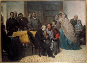 Italian patriot Giuseppe Garibaldi meets Italian writer Alessandro Manzoni