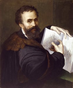Michelangelo Buonarroti by Sebastiano del Piombo